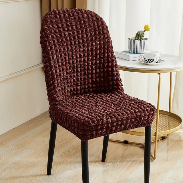 Simple Curved Chair Cover Universal Household Elastic Dining Table Chair Cover All-season Universal eprolo