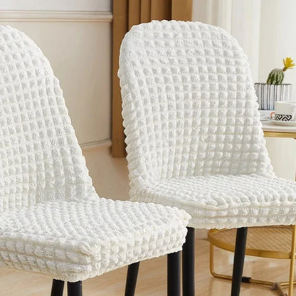 Simple Curved Chair Cover Universal Household Elastic Dining Table Chair Cover All-season Universal - Shello's Creative Boutique