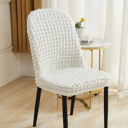 Simple Curved Chair Cover Universal Household Elastic Dining Table Chair Cover All-season Universal - Shello's Creative Boutique