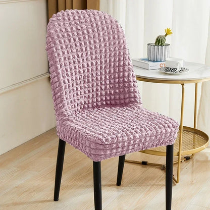 Simple Curved Chair Cover Universal Household Elastic Dining Table Chair Cover All-season Universal - Shello's Creative Boutique