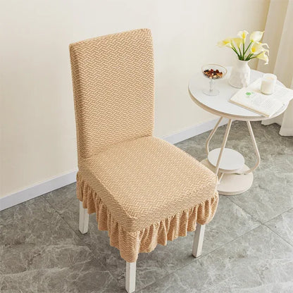 Skirt Dining Chair Cover – Elegant Protection for Your Furniture - Shello's Creative Boutique
