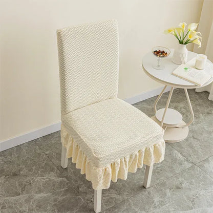 Skirt Dining Chair Cover – Elegant Protection for Your Furniture - Shello's Creative Boutique