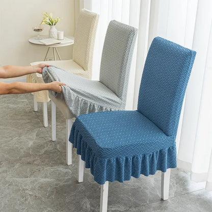 Skirt Dining Chair Cover – Elegant Protection for Your Furniture - Shello's Creative Boutique