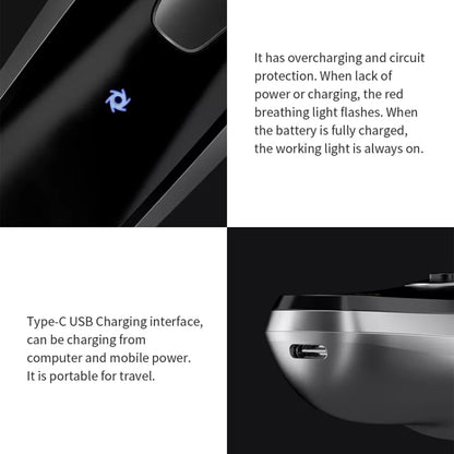 Original Xiaomi Youpin BlackStone Men Portable Face Care Barber Electric Shaving Razor - Shello's Creative Boutique