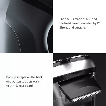 Original Xiaomi Youpin BlackStone Men Portable Face Care Barber Electric Shaving Razor - Shello's Creative Boutique