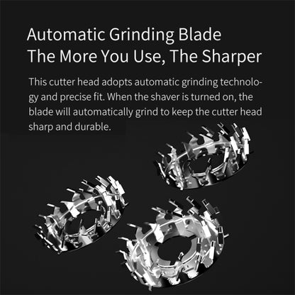 Original Xiaomi Youpin Yingqu Blackstone3 Men Portable Face Care Three Cutter Heads Electric Shaving Razor - Shello's Creative Boutique