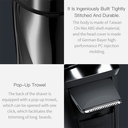 Original Xiaomi Youpin Yingqu Blackstone3 Men Portable Face Care Three Cutter Heads Electric Shaving Razor - Shello's Creative Boutique