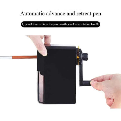 Hand Crank Mechanical Pencil Sharpener - Professional Art Student Tool - Shello's Creative Boutique