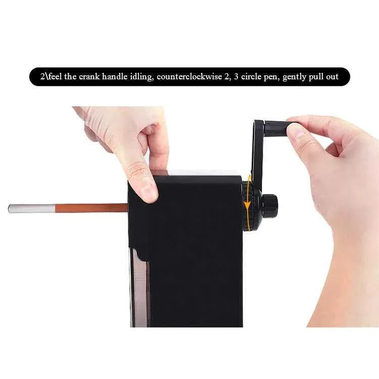 Hand Crank Mechanical Pencil Sharpener - Professional Art Student Tool - Shello's Creative Boutique