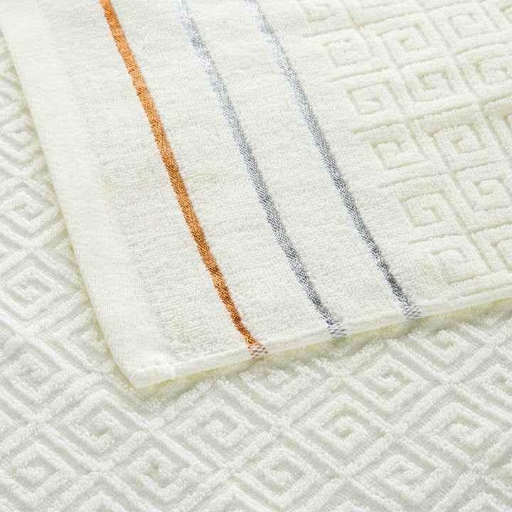 3 PCS Plaid Cotton Towel Bath Set - Shello's Creative Boutique