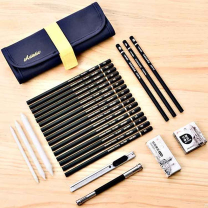 27 In 1 Sketch Pencil Set Painting Tools Art Supplies For Students