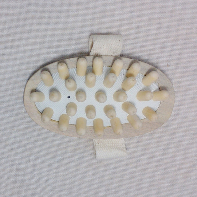 Soothing Body Massage Brush Wood Balloon Cushion Massager SUNSKY
