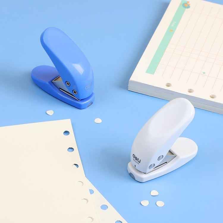 Deli Mini Small Hole Punch Single Circular Hole Punch Machine Manual Hole Punch, Size: 6x5.5cm, Random Color Delivery