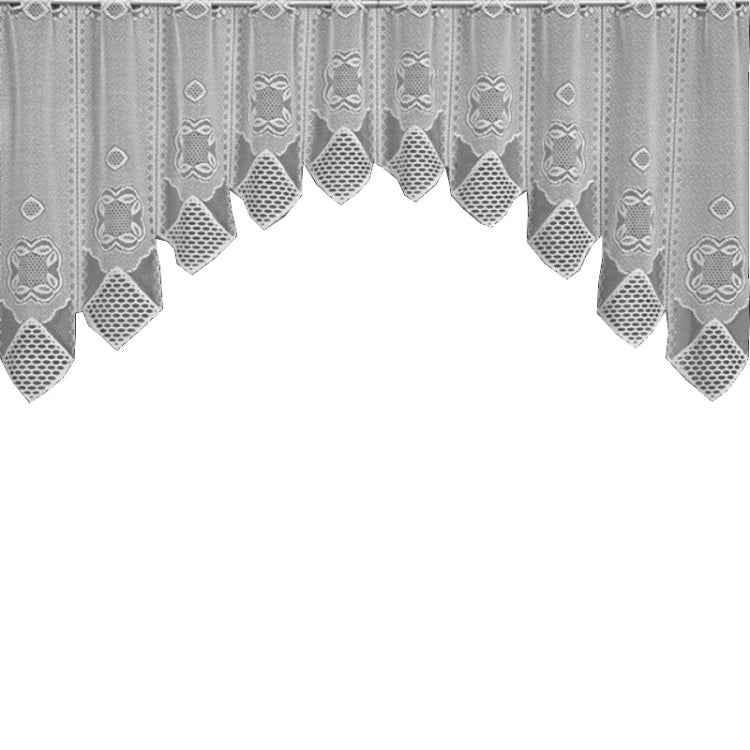 White Translucent Coffee Curtain Tulle Lace Sheer Warp Knitted Jacquard Curtains Bedroom Curtains - Shello's Creative Boutique