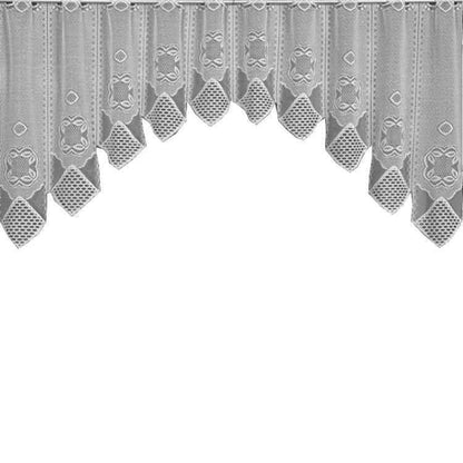 White Translucent Coffee Curtain Tulle Lace Sheer Warp Knitted Jacquard Curtains Bedroom Curtains - Shello's Creative Boutique