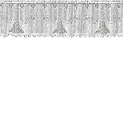 White Translucent Coffee Curtain Tulle Lace Sheer Warp Knitted Jacquard Curtains Bedroom Curtains - Shello's Creative Boutique