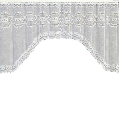 White Translucent Coffee Curtain Tulle Lace Sheer Warp Knitted Jacquard Curtains Bedroom Curtains - Shello's Creative Boutique