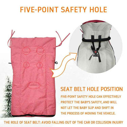 Baby Stroller Sleeping Bag Autumn and Winter Windproof Warm Foot Cover Baby Stroller