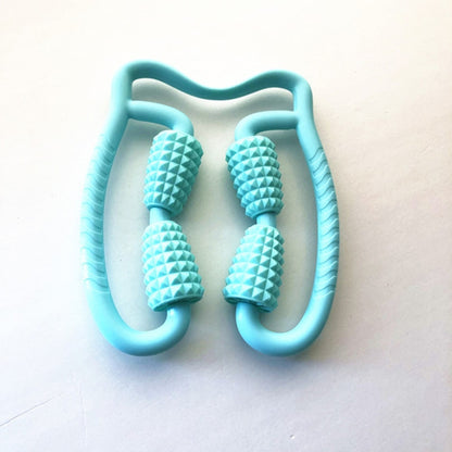 Manual Plastic Steering Wheel Type Leg Roller Massager Random Color Delivery, 4-wheel Ring - Shello's Creative Boutique