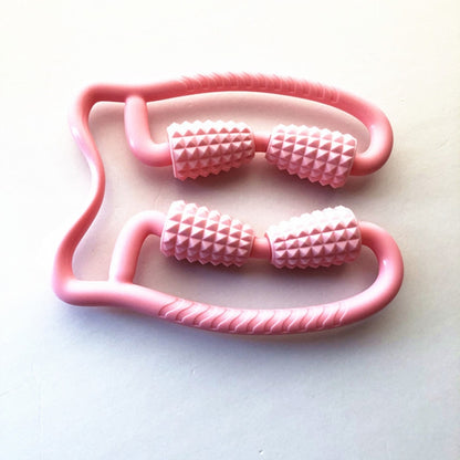 Manual Plastic Steering Wheel Type Leg Roller Massager Random Color Delivery, 4-wheel Ring - Shello's Creative Boutique