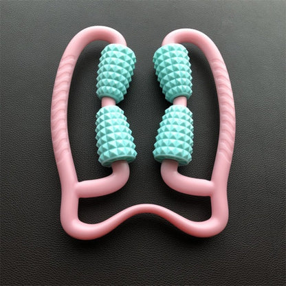 Manual Plastic Steering Wheel Type Leg Roller Massager Random Color Delivery, 4-wheel Ring - Shello's Creative Boutique