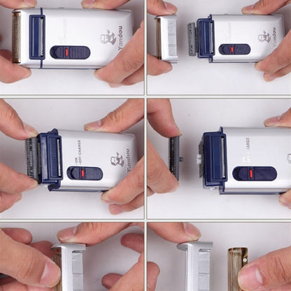 Yandou SC-W301U Shaver Men Electric Rechargeable Reciprocating Razor With Temple Trimmer - Shello's Creative Boutique