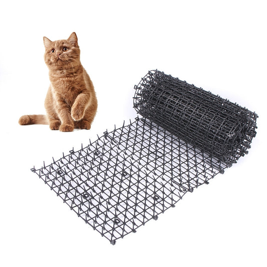 Garden Anti-Cat Deterrent Mat – Plastic Spike Pad, Safe for Animals - Shello's Creative Boutique