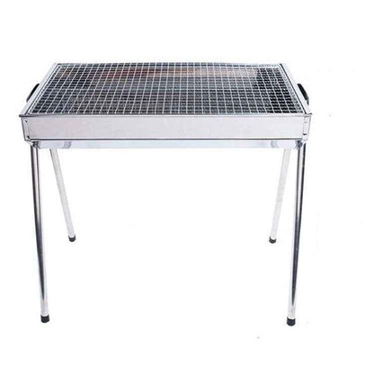 HZ-003 BBQ Grill Outdoor Portable Stainless Steel Stove Household Charcoal Barbecue Rack - Shello's Creative Boutique