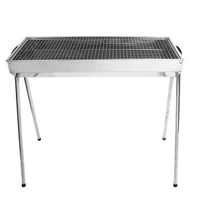 HZ-003 BBQ Grill Outdoor Portable Stainless Steel Stove Household Charcoal Barbecue Rack - Shello's Creative Boutique