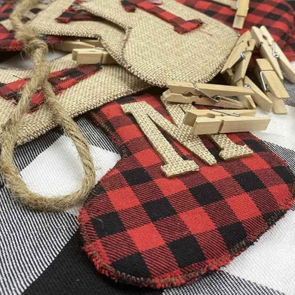 Christmas Banner MERRY CHRISTMAS Christmas Decoration Flag Christmas Pendant - Shello's Creative Boutique