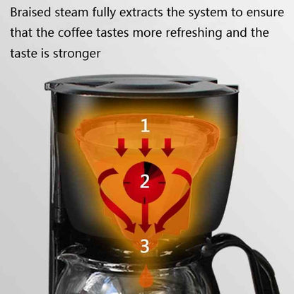 Homezest Household Small Coffee Maker Automatic Mini Drip Coffee Machine - Shello's Creative Boutique