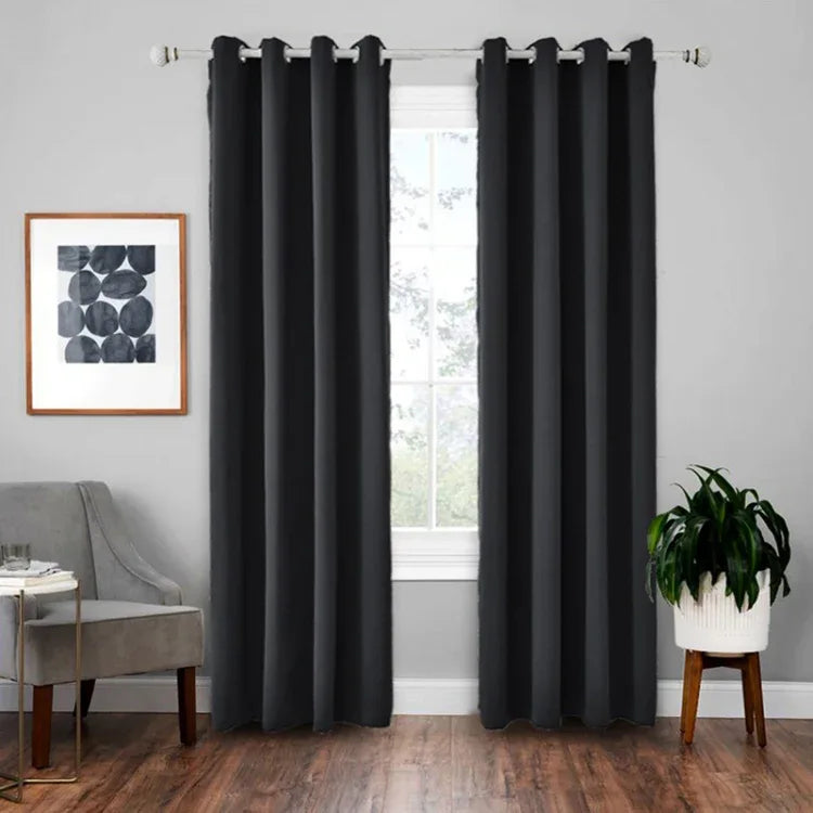 Blackout Curtains - High Precision Thermal Insulation Drapes 80-98% Light Block - Shello's Creative Boutique