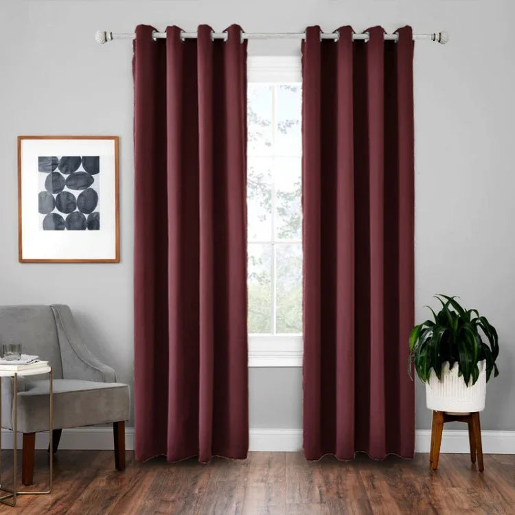 Blackout Curtains - High Precision Thermal Insulation Drapes 80-98% Light Block - Shello's Creative Boutique