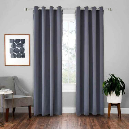 High-precision Curtain Shade Cloth Insulation Solid Curtain - Shello's Creative Boutique