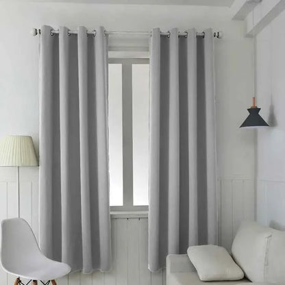 High-precision Curtain Shade Cloth Insulation Solid Curtain - Shello's Creative Boutique