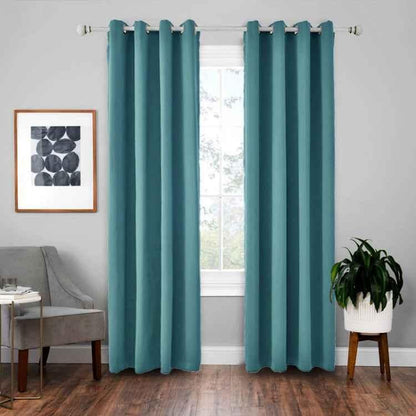 High-precision Curtain Shade Cloth Insulation Solid Curtain - Shello's Creative Boutique