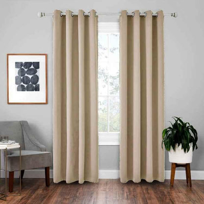 High-precision Curtain Shade Cloth Insulation Solid Curtain - Shello's Creative Boutique