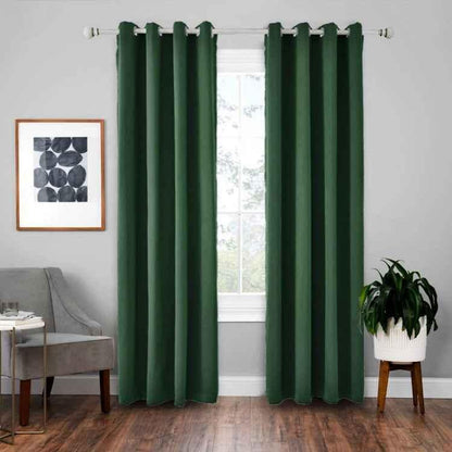 High-precision Curtain Shade Cloth Insulation Solid Curtain - Shello's Creative Boutique