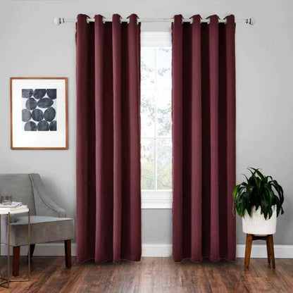 High-precision Curtain Shade Cloth Insulation Solid Curtain - Shello's Creative Boutique
