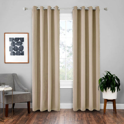 High-precision Curtain Shade Cloth Insulation Solid Curtain, 52x84（132x213）, 52x95 Inch（132x240CM） - Shello's Creative Boutique