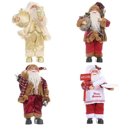 Christmas Decoration Standing Santa Claus Doll Christmas Backpack Old Man Doll Ornaments - Shello's Creative Boutique