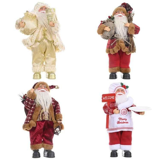 Christmas Decoration Standing Santa Claus Doll Christmas Backpack Old Man Doll Ornaments - Shello's Creative Boutique