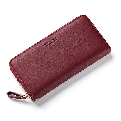 Women Long Clutch Wallet Large Capacity Wallets Female Purse Phone Pocket Card Holder - Shello's Creative Boutique
