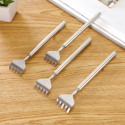 2 PCS Extendable Back Scratcher Stainless Steel Telescopic Anti Itch Claw Massager Extender - Shello's Creative Boutique