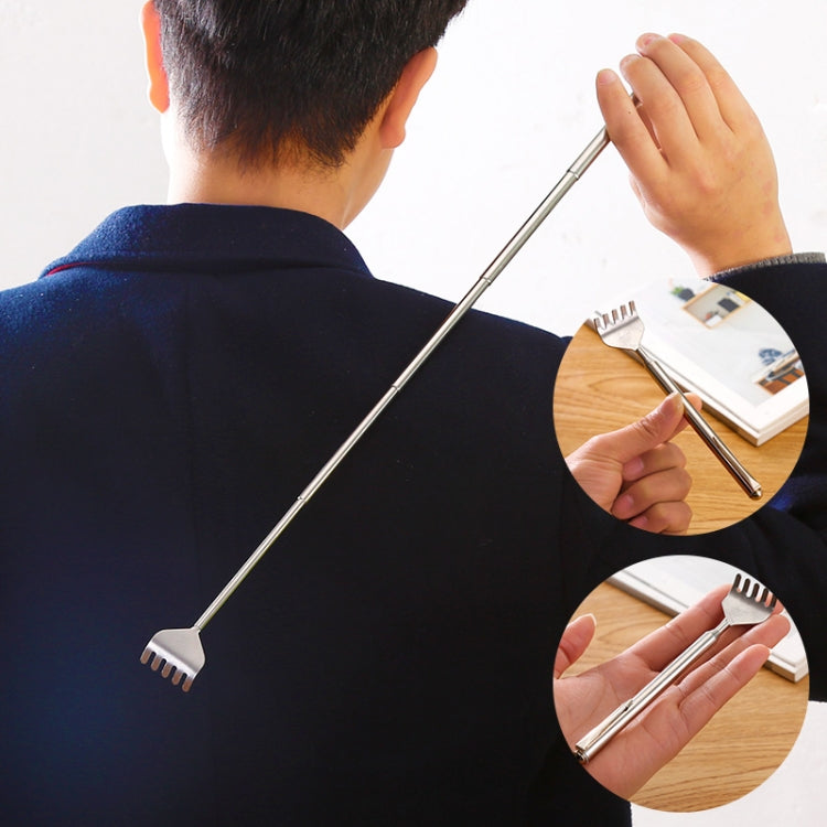 2 PCS Extendable Back Scratcher Stainless Steel Telescopic Anti Itch Claw Massager Extender - Shello's Creative Boutique