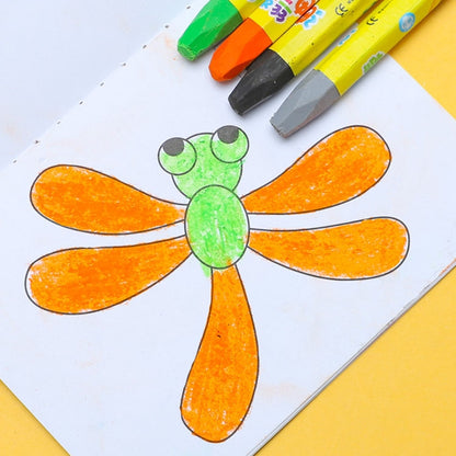 Barrel Oil Pastel Set - 12/18/24/36 Colours Washable Crayons for Children