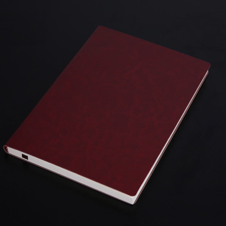 Notebook Student Notepad Diary Book Business Record Book PU Notebook, A5 Plain Weave Blue, A5 Plain Weave Cockscomb Red, A5 Plain Charred Tea Brown, A5 Plain Weave Black, A5 Plain Weave Bitter Tea Red, A5 Plain Weave Nile Blue, A5 Plain Weave Horn Gray... - Shello's Creative Boutique