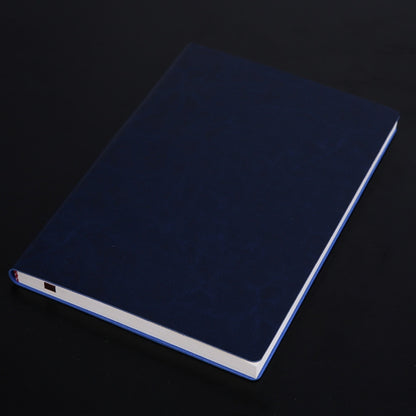 Notebook Student Notepad Diary Book Business Record Book PU Notebook, A5 Plain Weave Blue, A5 Plain Weave Cockscomb Red, A5 Plain Charred Tea Brown, A5 Plain Weave Black, A5 Plain Weave Bitter Tea Red, A5 Plain Weave Nile Blue, A5 Plain Weave Horn Gray... - Shello's Creative Boutique