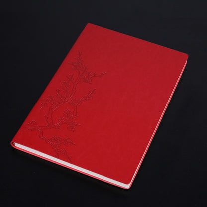 Notebook Student Notepad Diary Book Business Record Book PU Notebook, A5 Plain Weave Blue, A5 Plain Weave Cockscomb Red, A5 Plain Charred Tea Brown, A5 Plain Weave Black, A5 Plain Weave Bitter Tea Red, A5 Plain Weave Nile Blue, A5 Plain Weave Horn Gray... - Shello's Creative Boutique