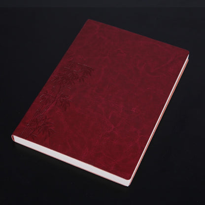 Notebook Student Notepad Diary Book Business Record Book PU Notebook, A5 Plain Weave Blue, A5 Plain Weave Cockscomb Red, A5 Plain Charred Tea Brown, A5 Plain Weave Black, A5 Plain Weave Bitter Tea Red, A5 Plain Weave Nile Blue, A5 Plain Weave Horn Gray... - Shello's Creative Boutique
